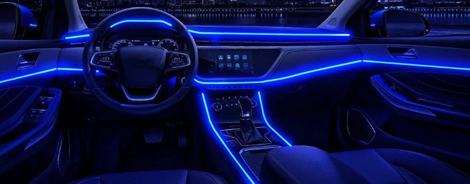RGB Car Interior LED Strip Lights